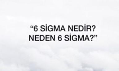 6 Sigma Nedir? Neden 6 Sigma?
